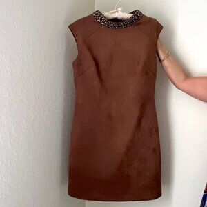 Vince Camuto Suede Chic Dress
